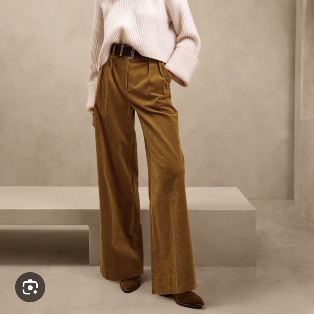 NWT Banana Republic Rivoli Corduroy Pant, 4 Petite